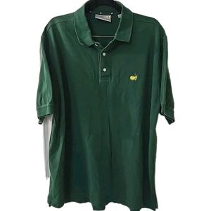 Vintage Augusta National Golf Shop Slazenger Masters Green Polo Shirt Mens‎ XXL
